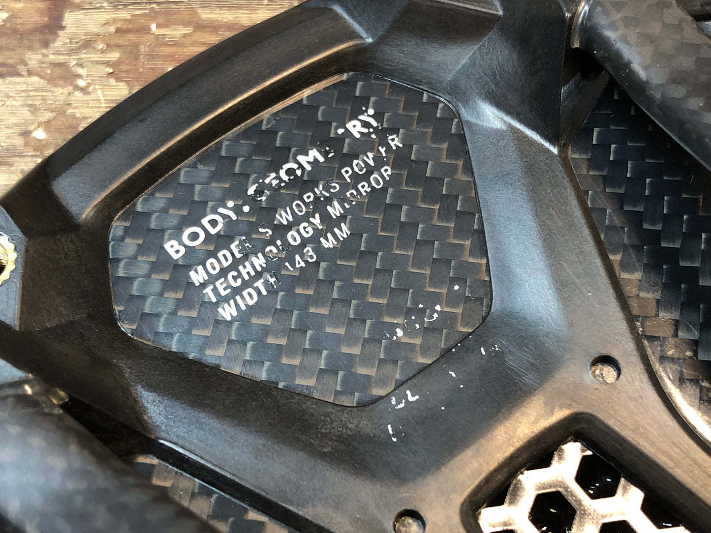 GL152 スペシャライズド SPECIALIZED エスワークス S-WORKS POWER MIRROR サドル カーボンレール 黒