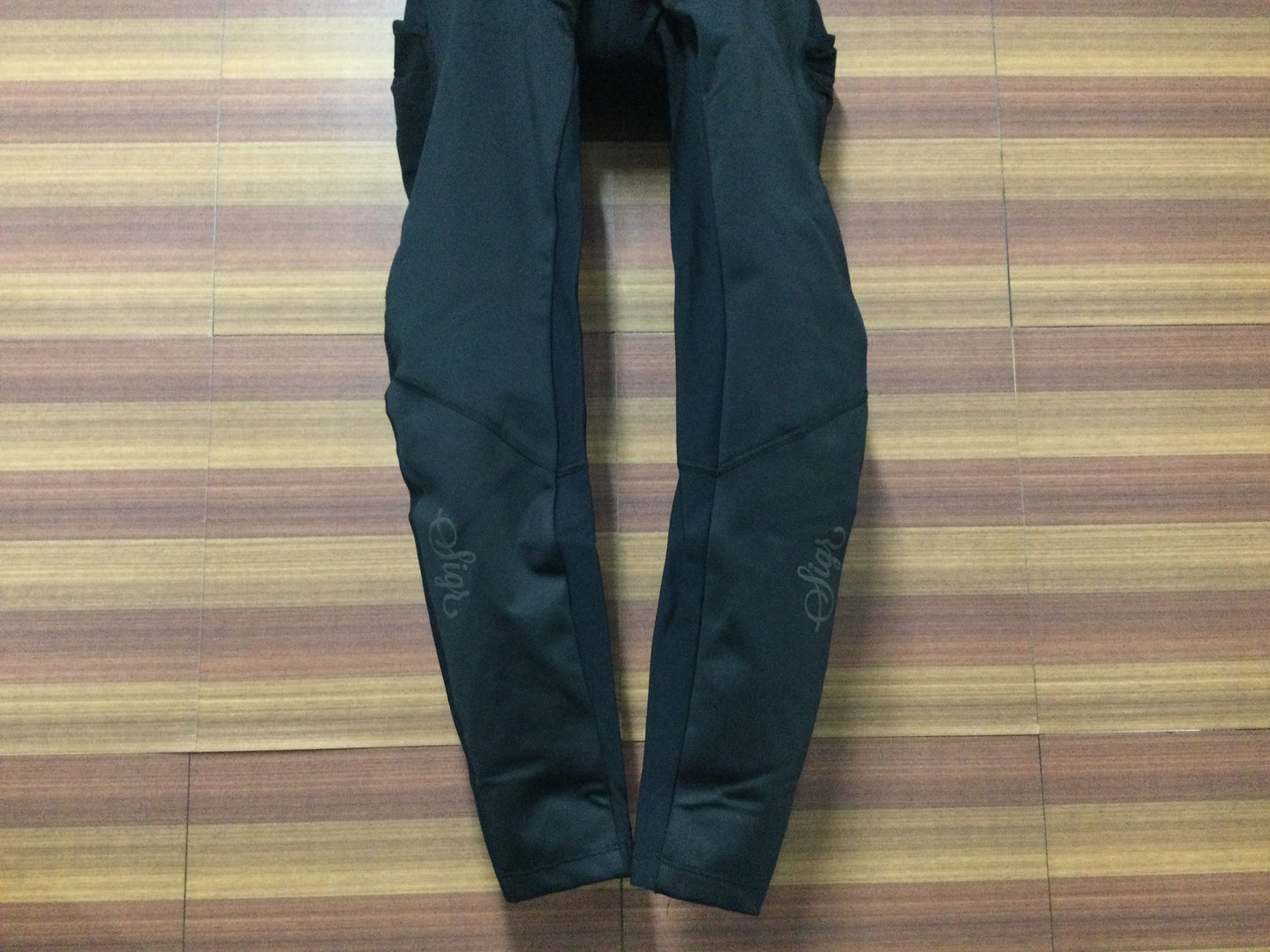 GN548 ★ シーガ― Sigr RIKSVAG 92 CARGO LONG WOMEN ビブタイツ 黒 裏起毛 S