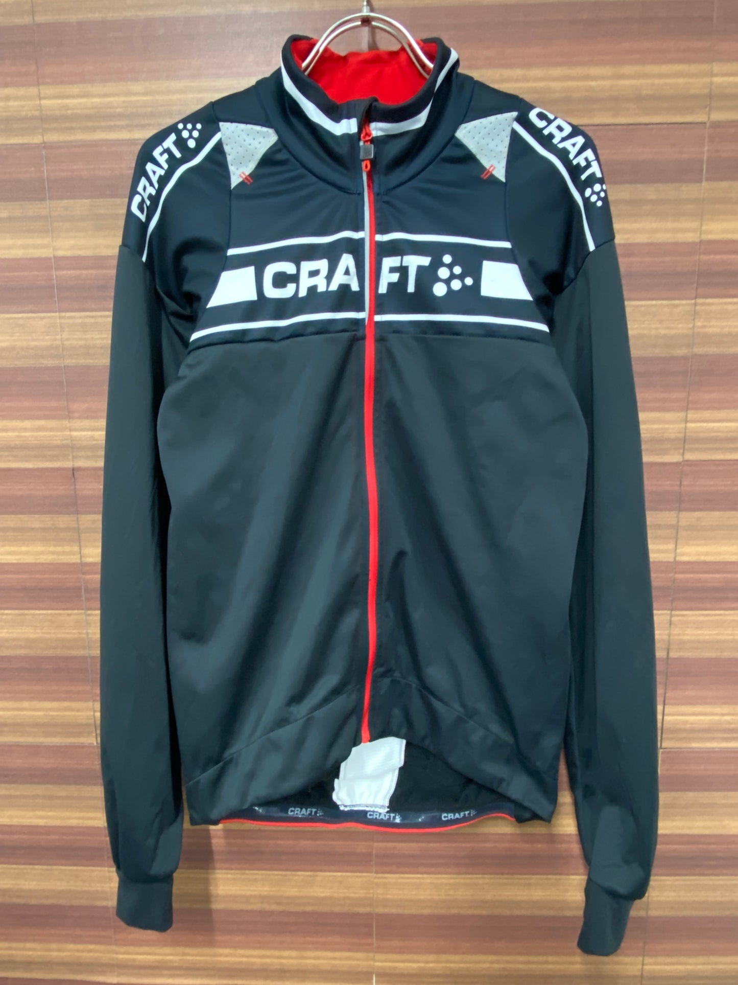 HC364 クラフト CRAFT 裏起毛 サイクルジャケット S 黒