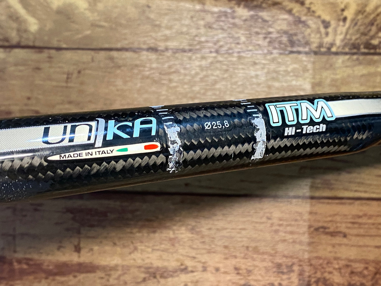 GY698 ITM UNIKA カーボン ドロップハンドル Φ25.8mm エンドC-C 420mm