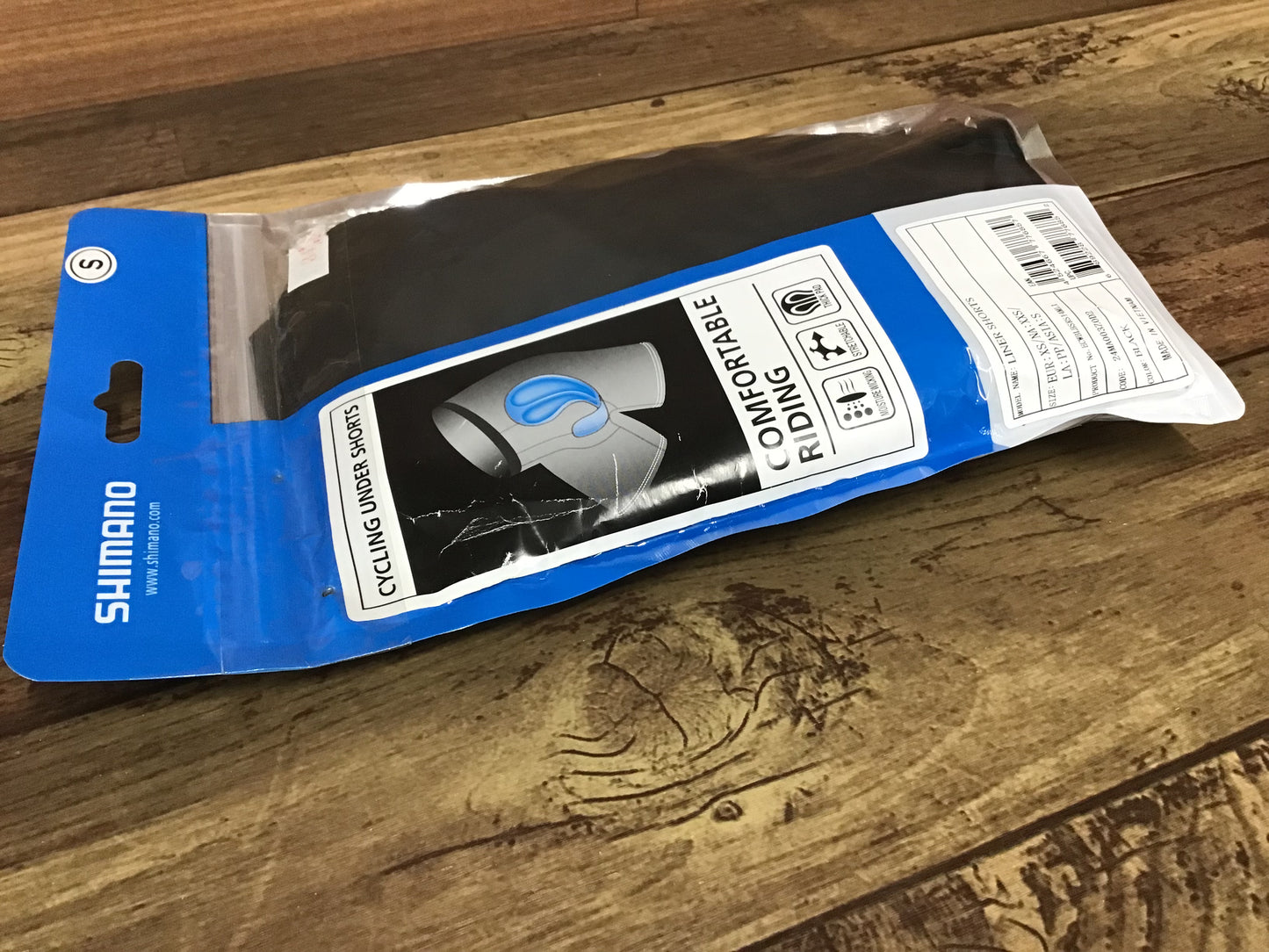 GY754 シマノ SHIMANO アンダーショーツ 黒 S ※新品未開封