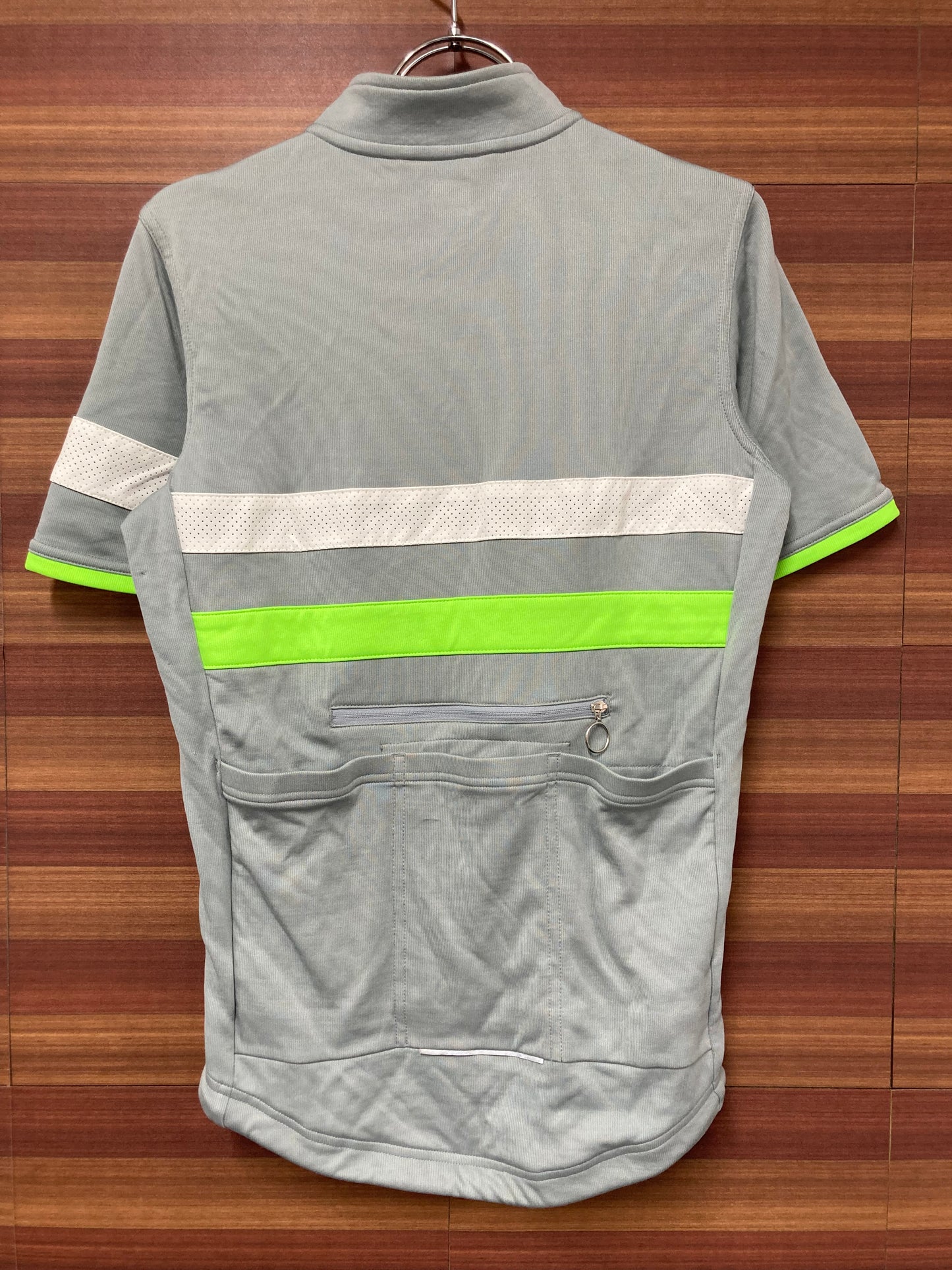 GW799 ラファ Rapha BREVET JERSEY 半袖 サイクルジャージ グレー S
