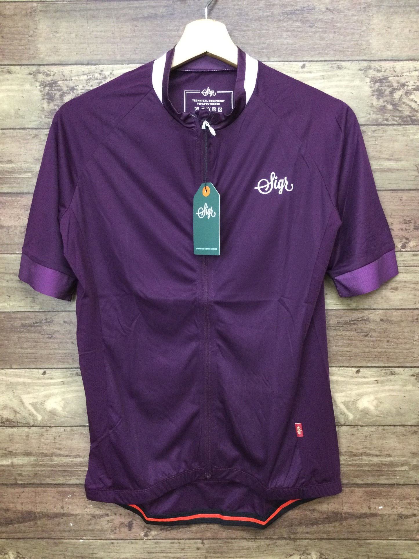 FU451 ★シーガー sigr LILA HORTENSIA 半袖 サイクルジャージ M
