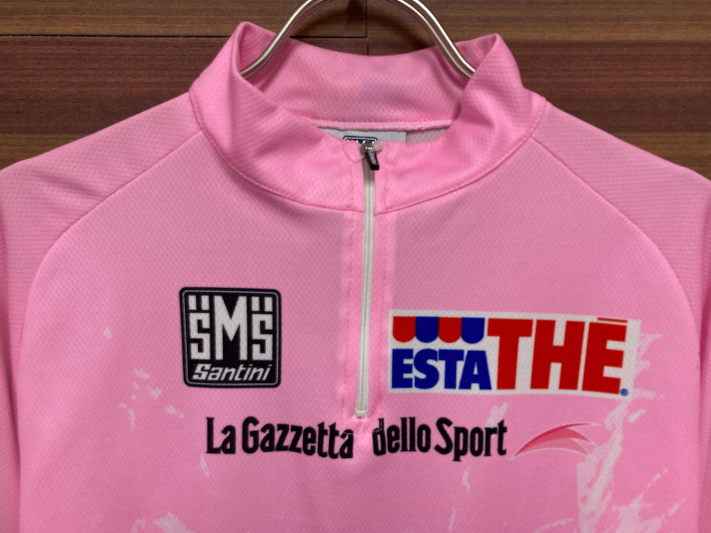 GV913 サンティーニ Santini 半袖 サイクルジャージ ピンク L