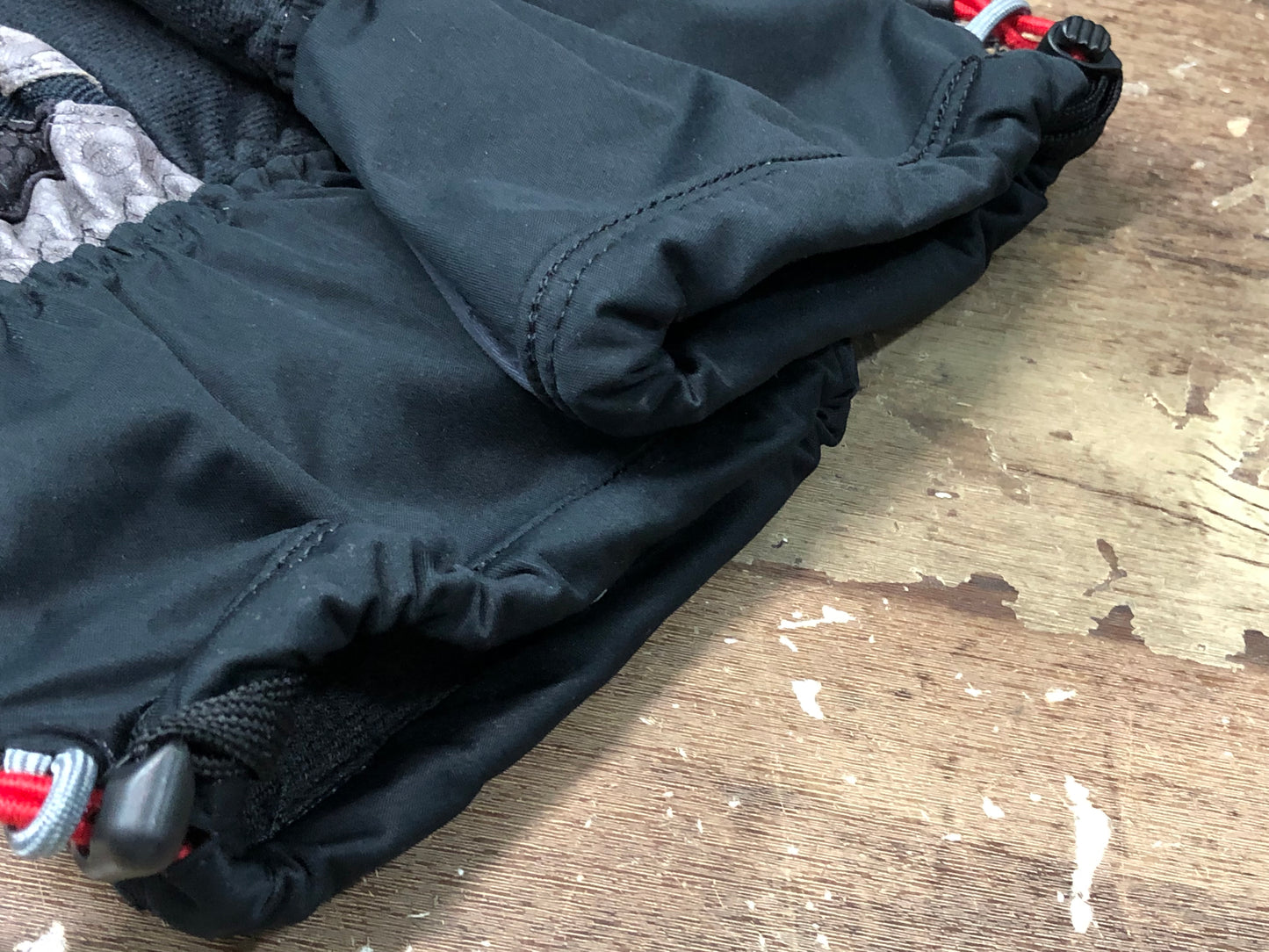 HA202 パールイズミ PEARLiZUMi 裏起毛 長指 サイクルグローブ 黒 XL ※汚れ有