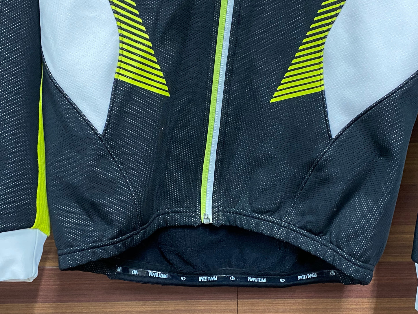 GU184 パールイズミ PEARL iZUMi 長袖 サイクルジャケット 白 黒 S