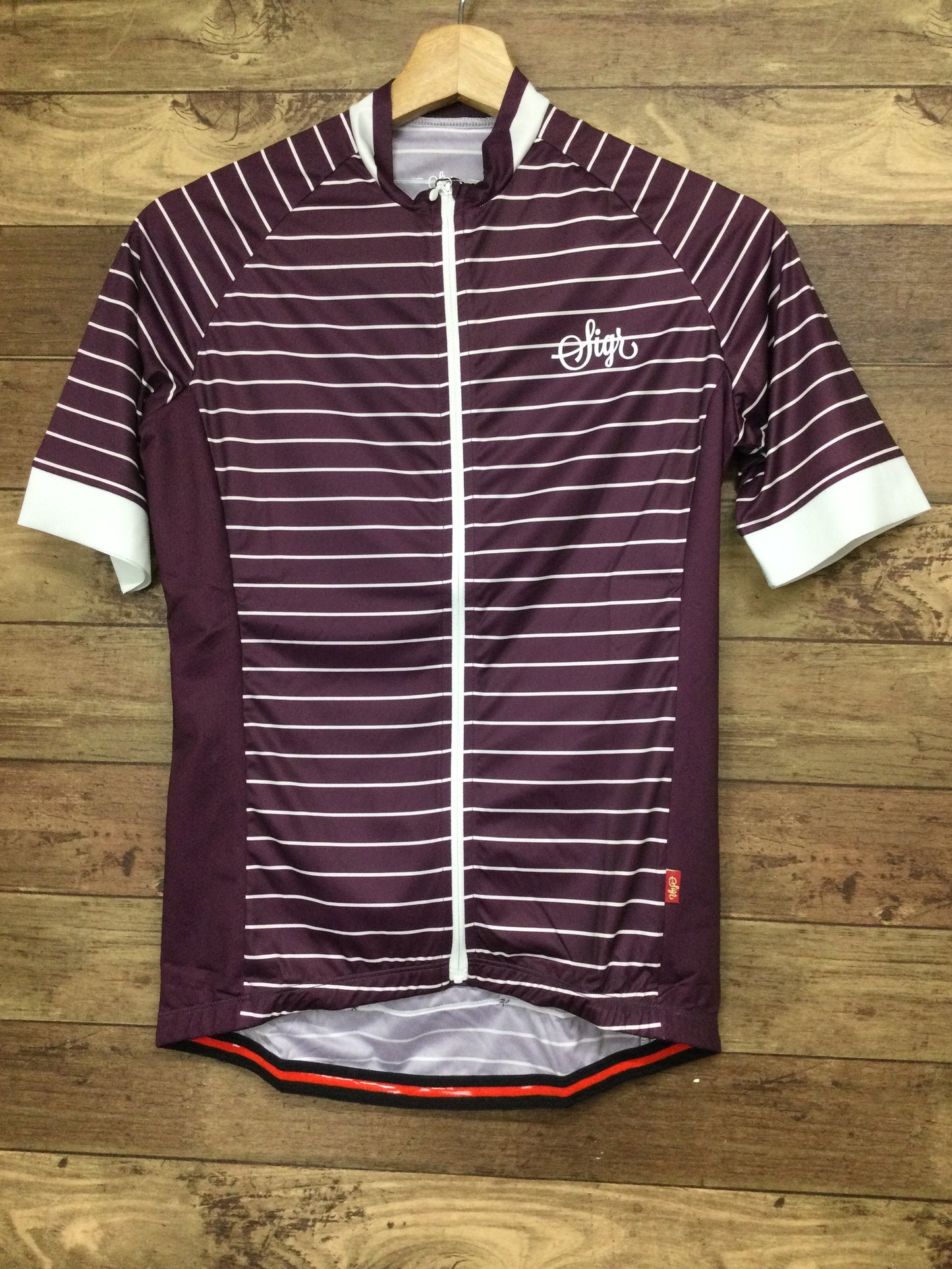 FU430 ★シーガー sigr PURPLE HORIZON 半袖 サイクルジャージ XS