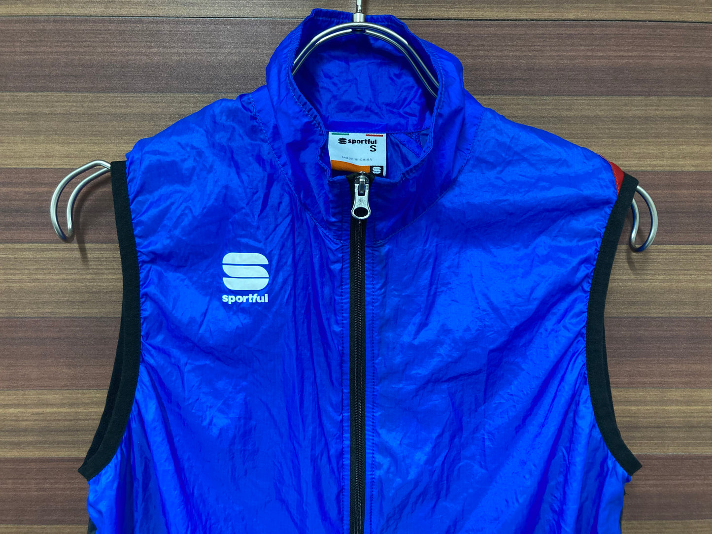 FX503 スポーツフル sportful ウィンドブレーカー サイクルベスト 青 S