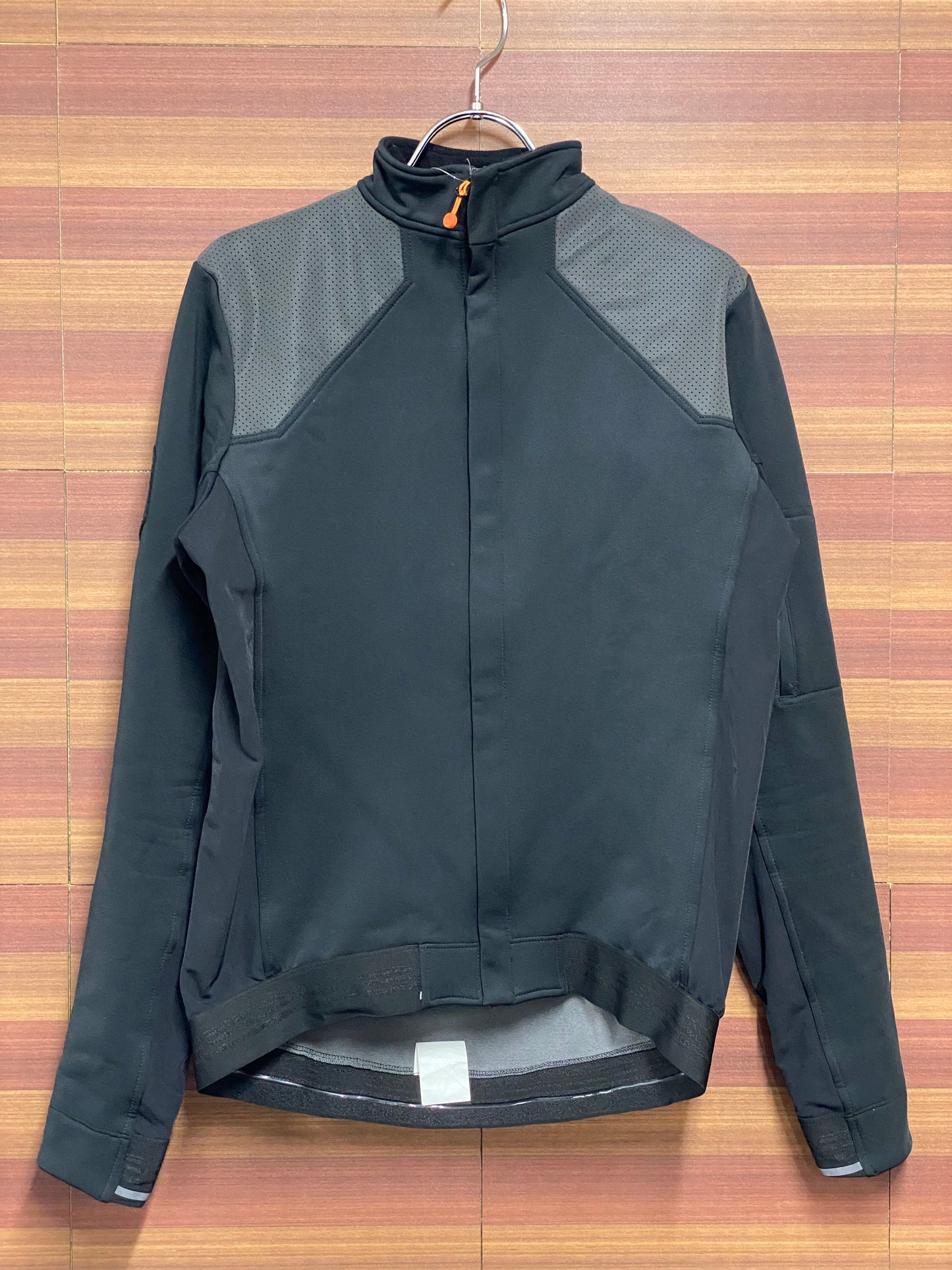 HI413 イザドア Isadore 長袖 サイクルジャケット 黒 S 裏起毛 ※ポケット付近のプリント劣化