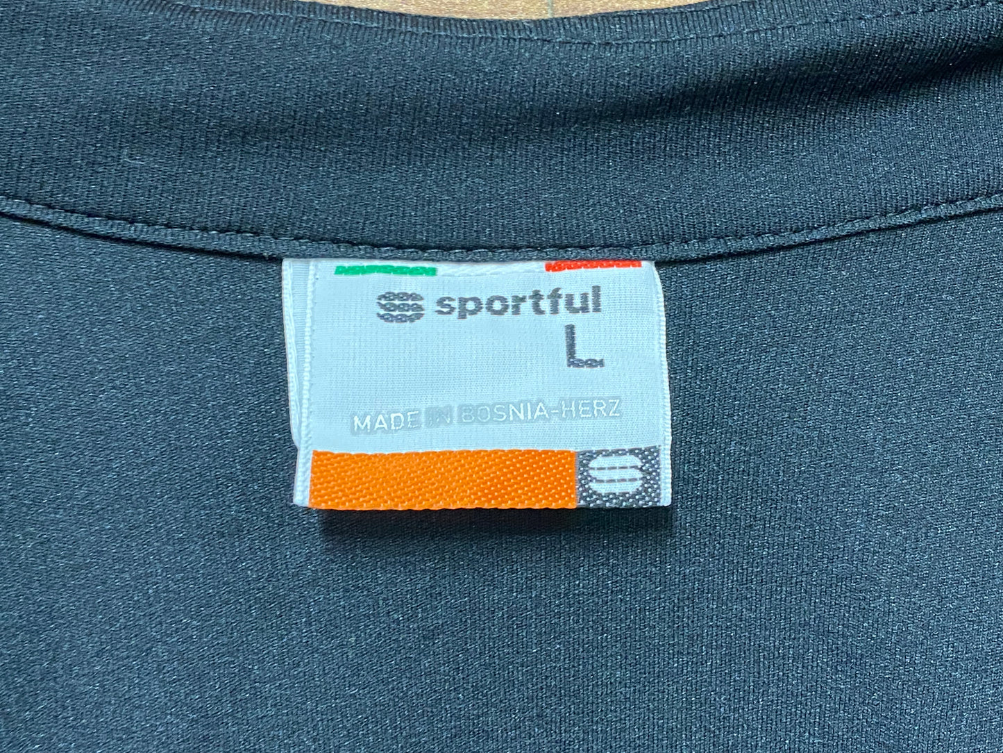 GM685 スポーツフル sportful 半袖サイクルジャージ 黒 L