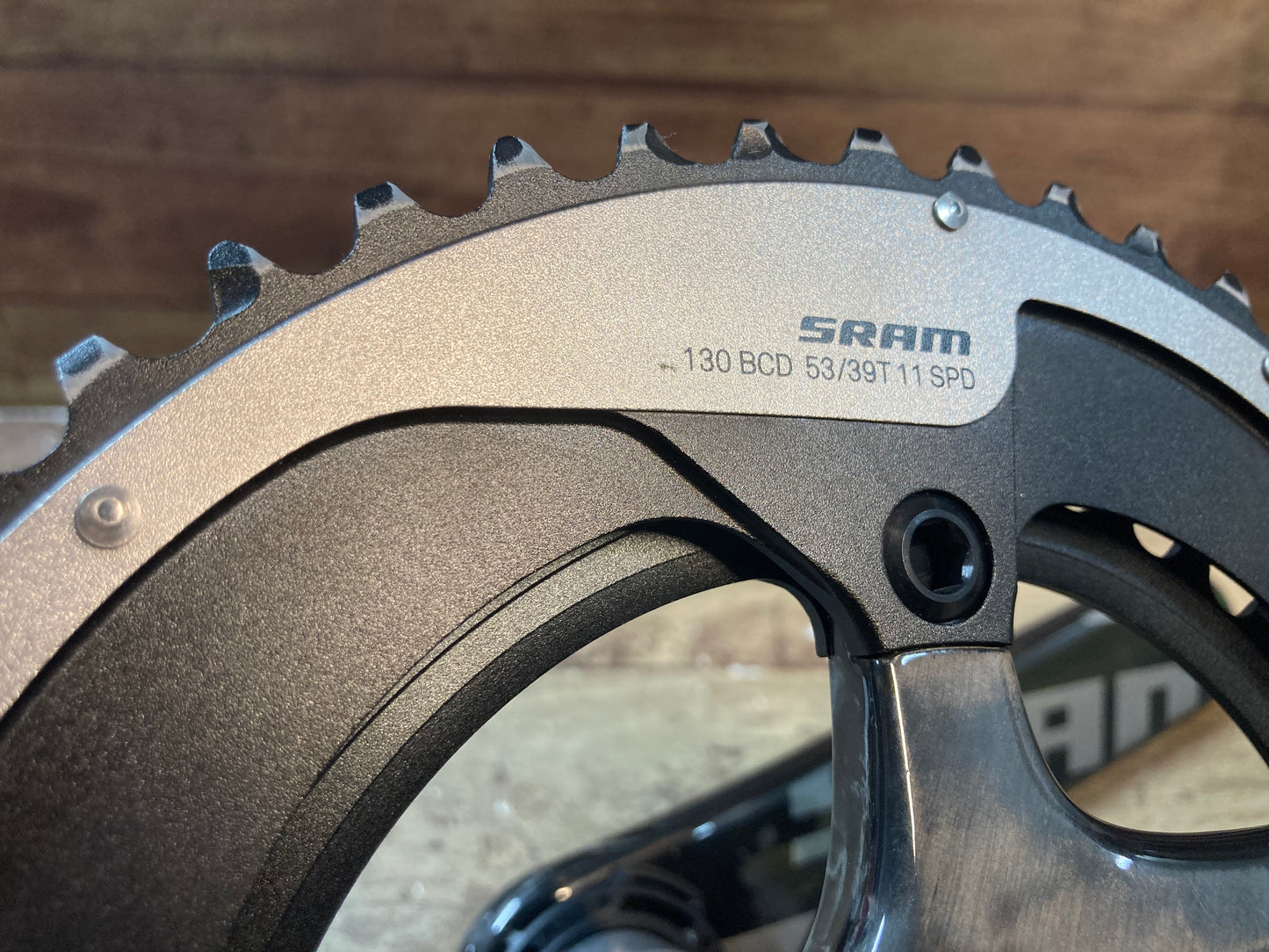 FW164 スラム SRAM レッドRED 22 クランクセット 172.5mm 53/39T PCD130