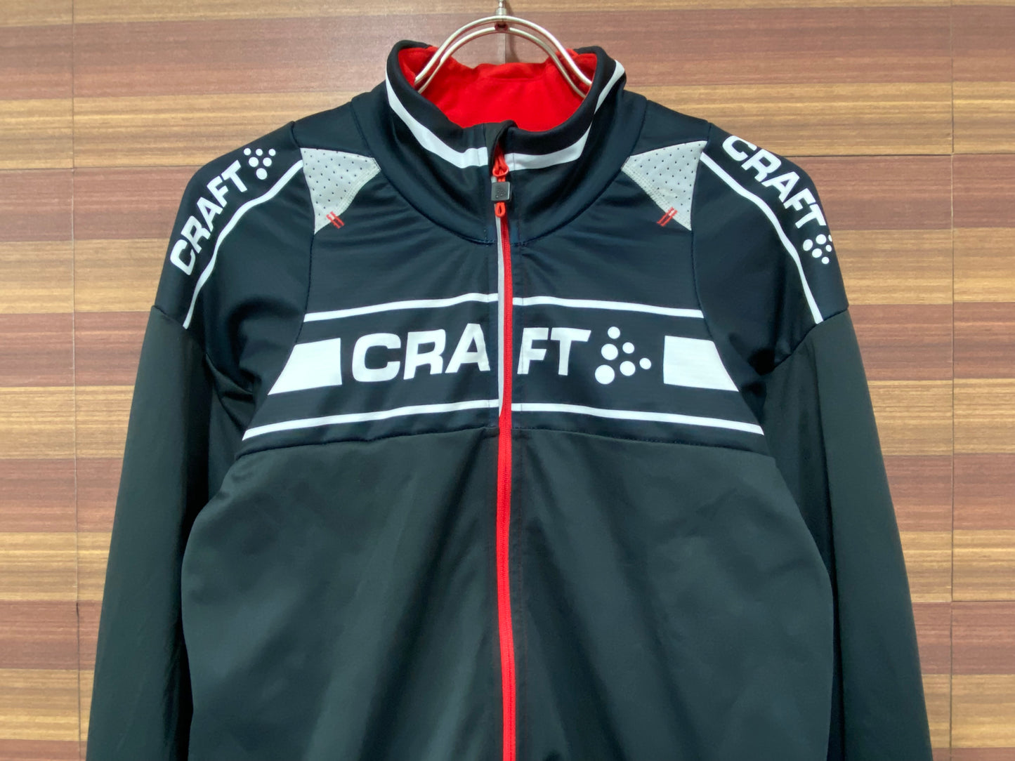 HC364 クラフト CRAFT 裏起毛 サイクルジャケット S 黒