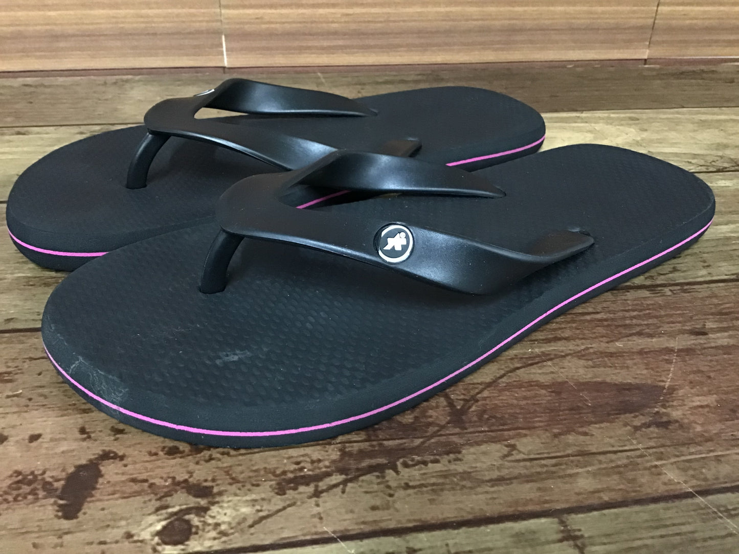 GP638 アソス assos フリップフラップ FLIPFLOP ビーチサンダル 黒 EU39