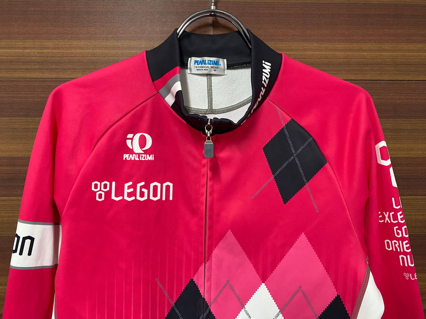HB172 パールイズミ PEARL iZUMi 長袖 サイクルジャージ 裏起毛 LEGON ピンク M