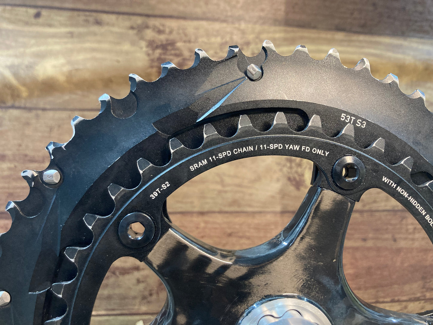 FW164 スラム SRAM レッドRED 22 クランクセット 172.5mm 53/39T PCD130