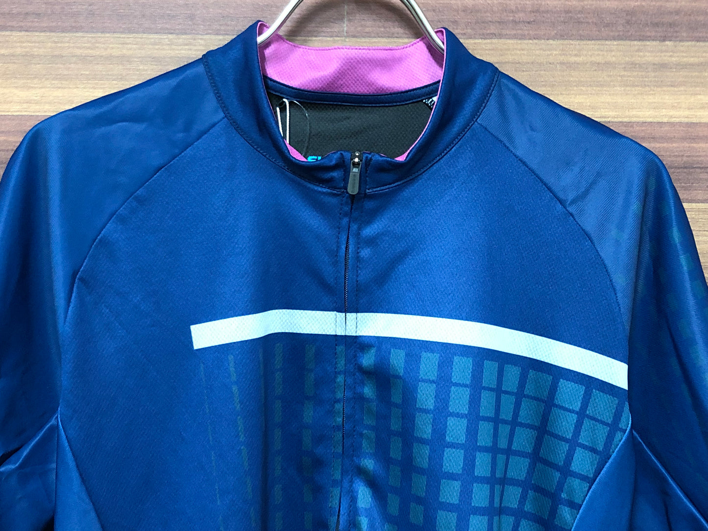 GI196 シマノ SHIMANO 半袖 サイクルジャージ XL 紺