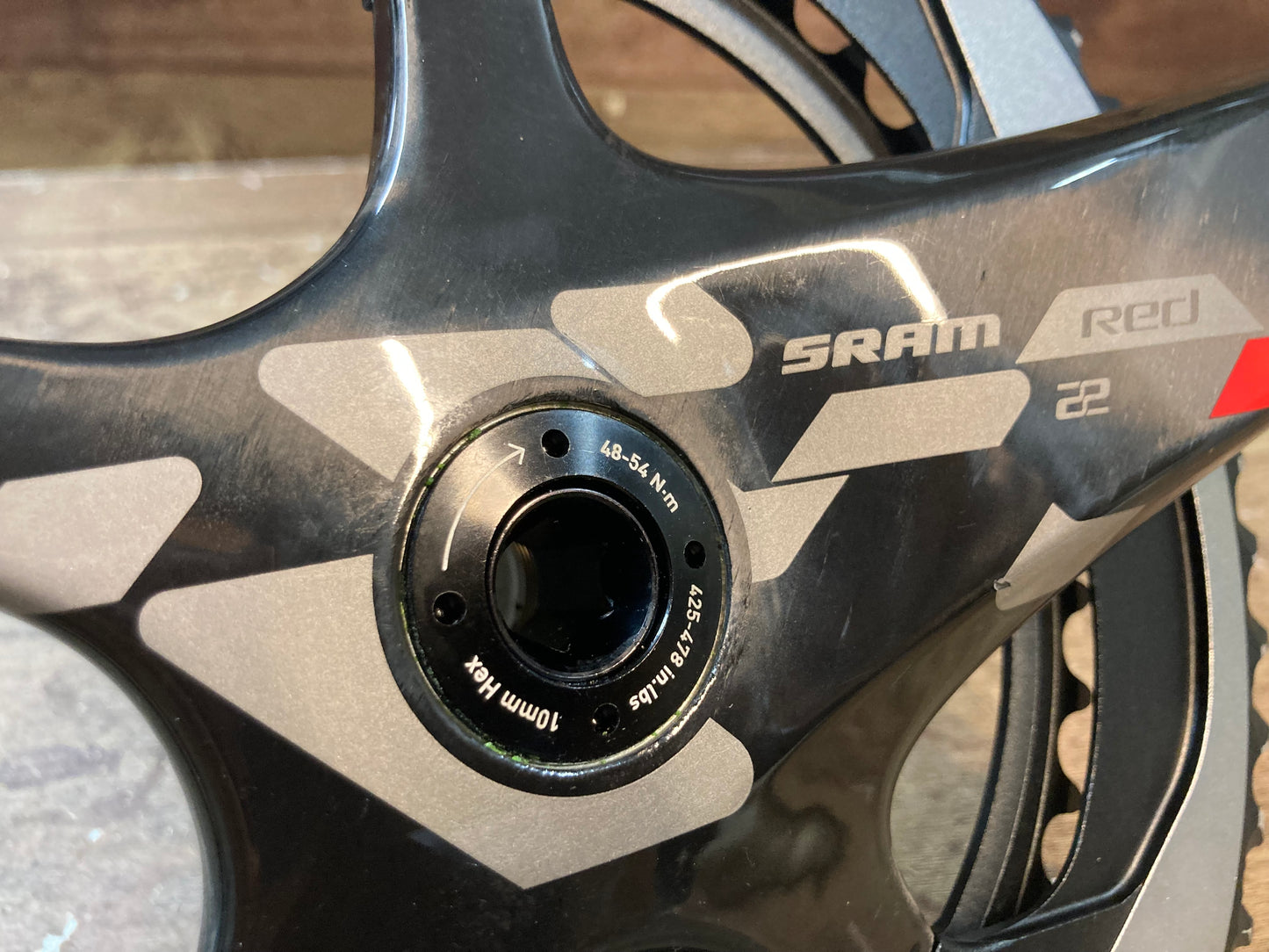 FW164 スラム SRAM レッドRED 22 クランクセット 172.5mm 53/39T PCD130