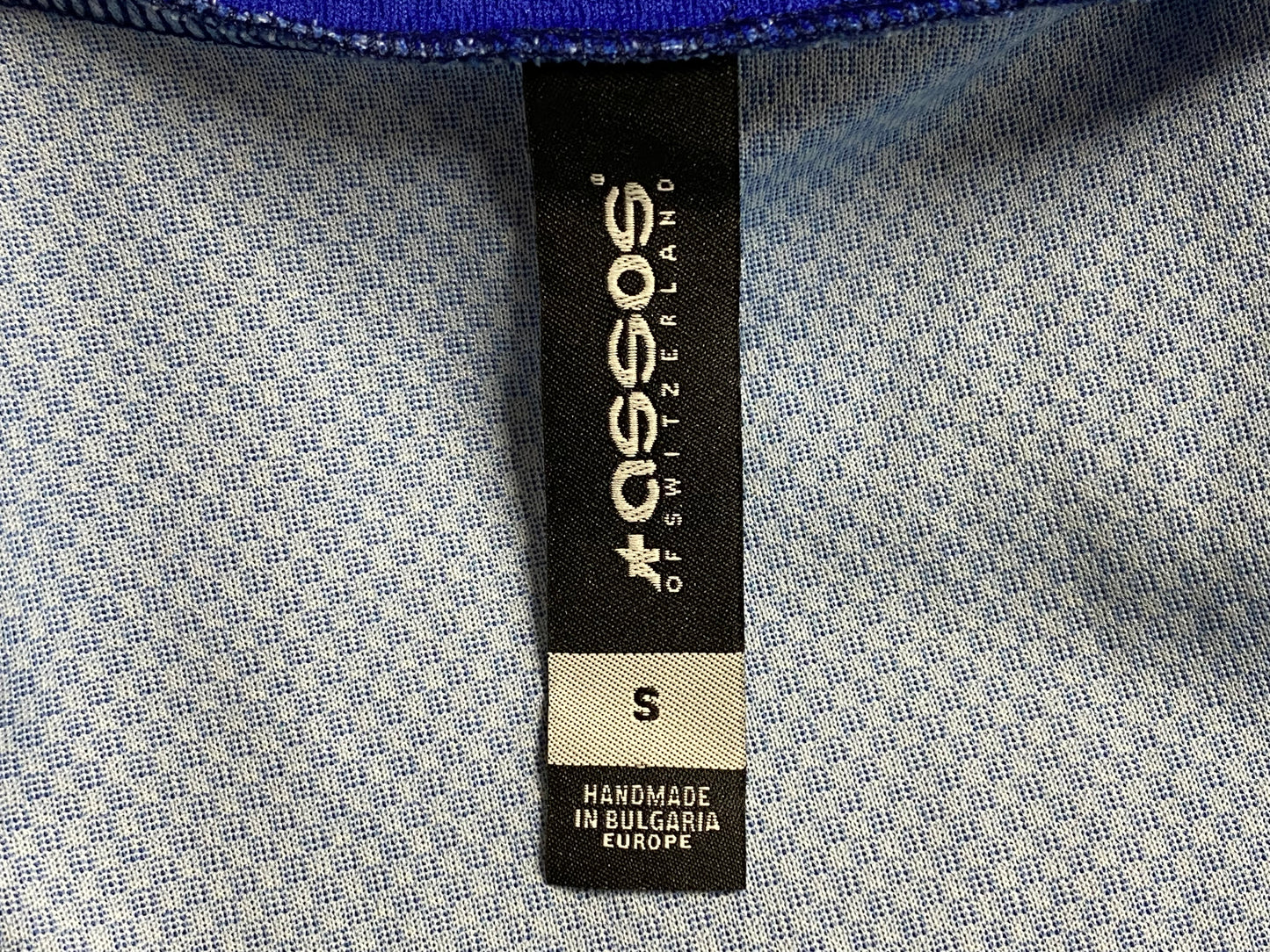 HI435 アソス assos ANTHRACITE SS JERSEY 半袖 サイクルジャージ 青 紺 S ※ほつれ