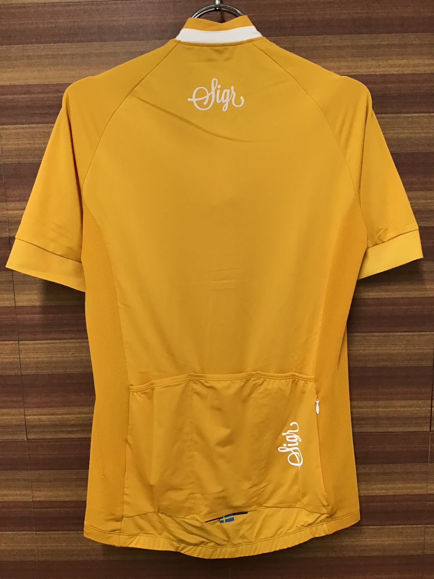 GY186 ★シーガー Sigr SOLROS WOMAN 半袖サイクルジャージ オレンジ S