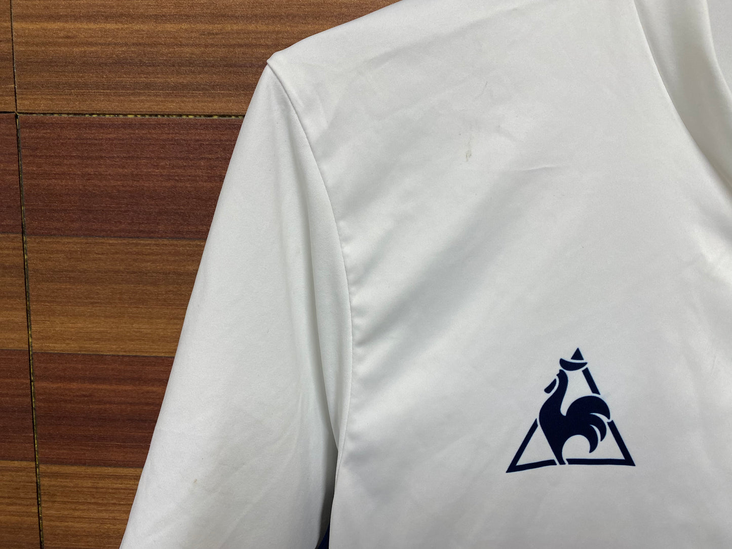 HC847 ルコックスポルティフ le coq sportif 半袖サイクルジャージ 白紺 M