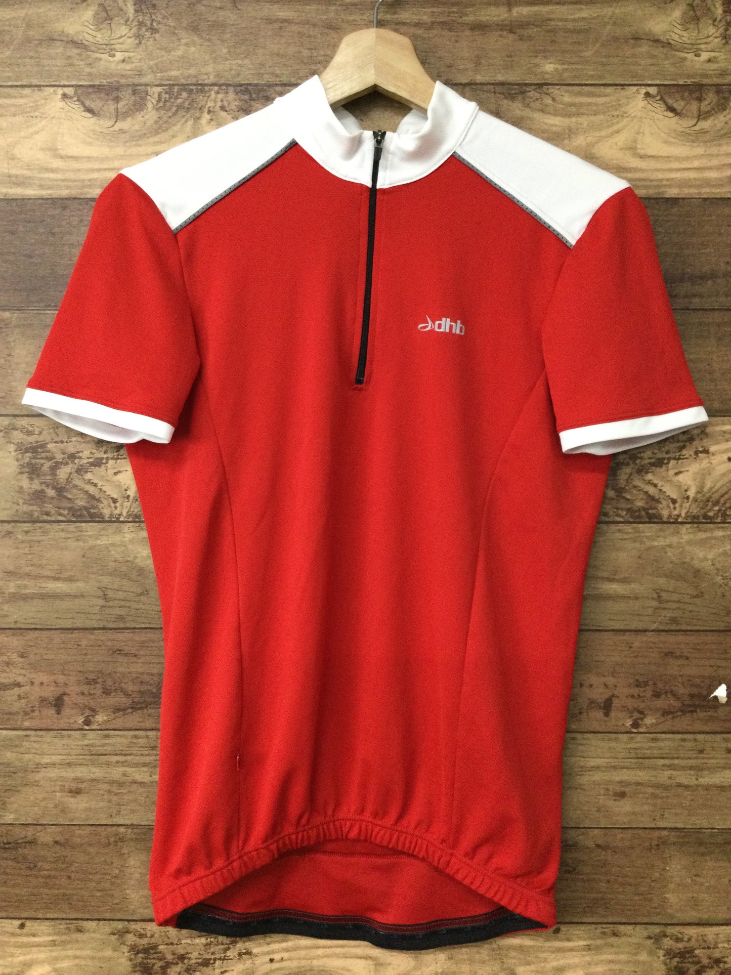 FD992 dhb 半袖 サイクルジャージ S 赤