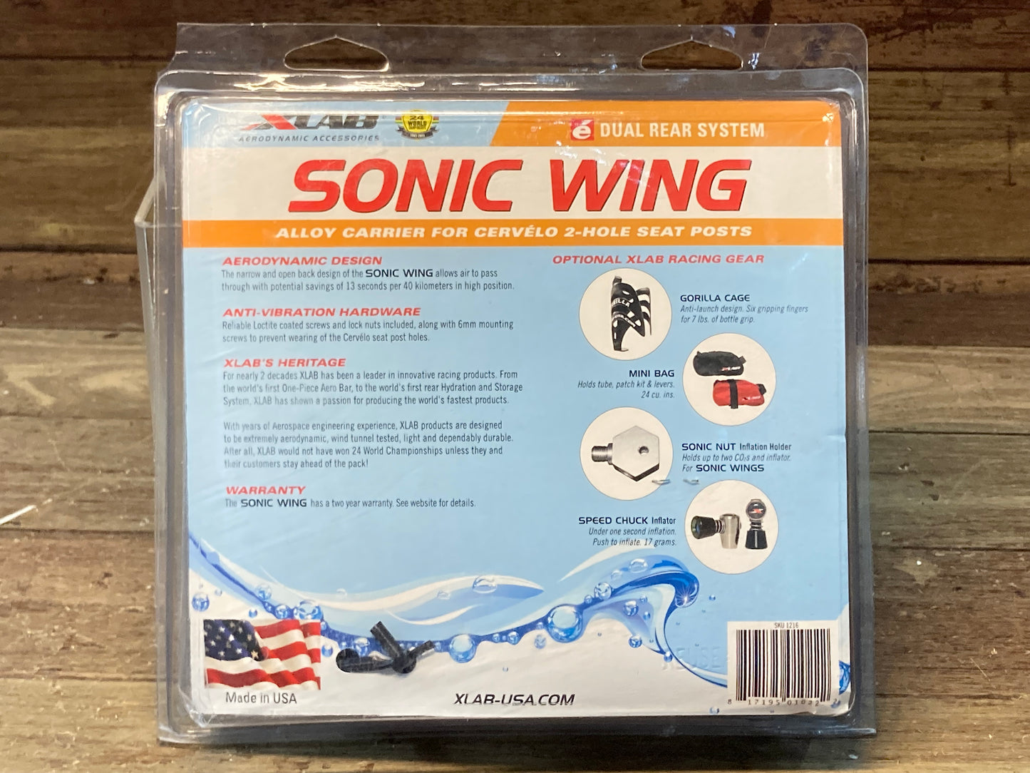 FJ119 エックスラボ XLAB SONIC WING DUAL REAR HYDRATION 黒