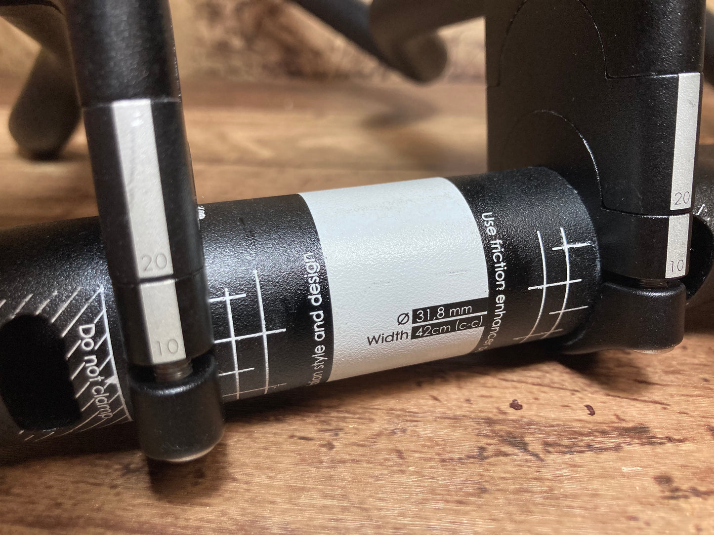 HJ113 3T VOLA-PRO アルミ エアロ TT DHバー Φ31.8 C-C420mm L実測350mm