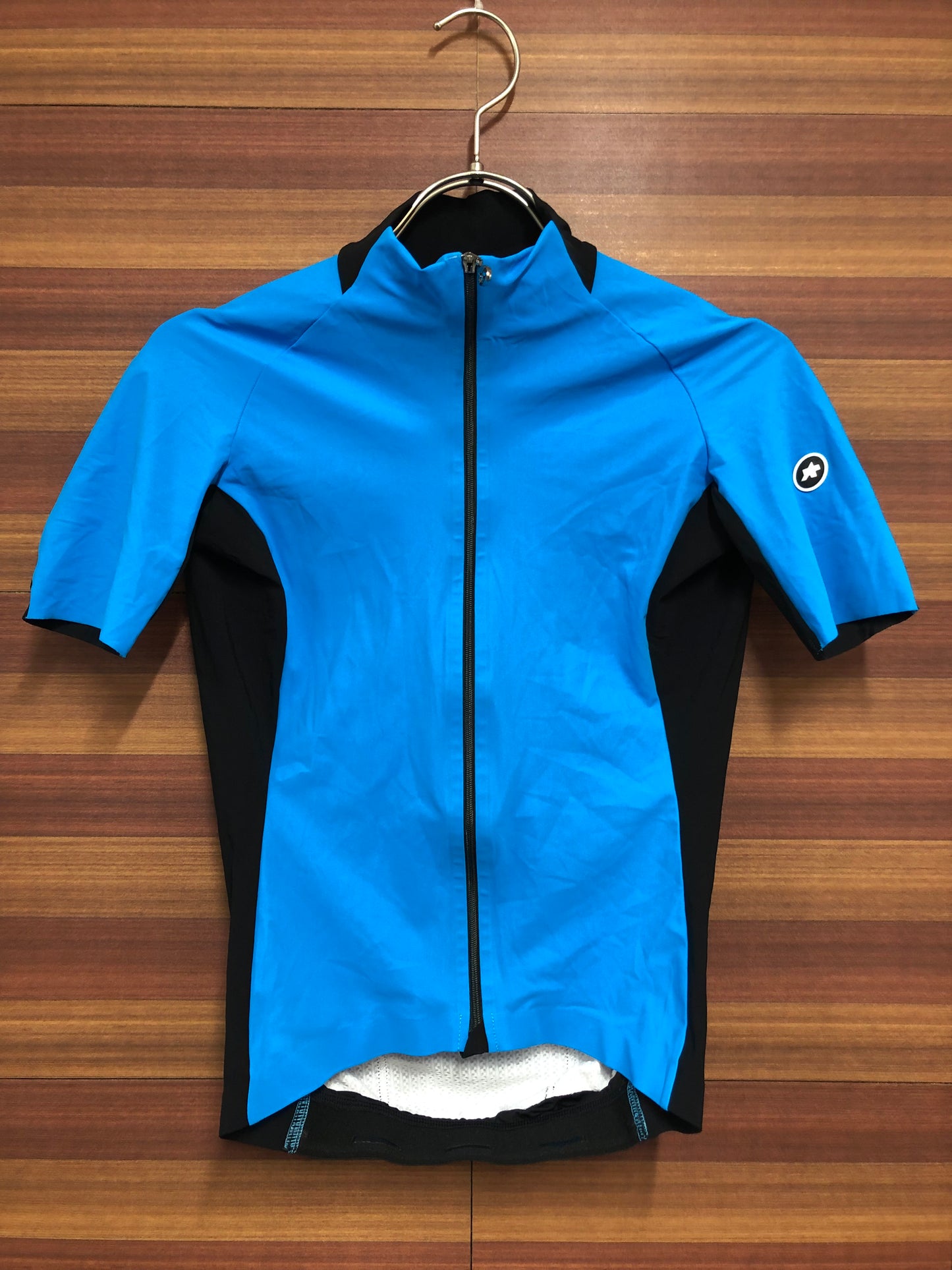 FQ089 アソス Assos SS JerseyLaalalai EVO 半袖サイクルジャージ 青黒 XS レディース