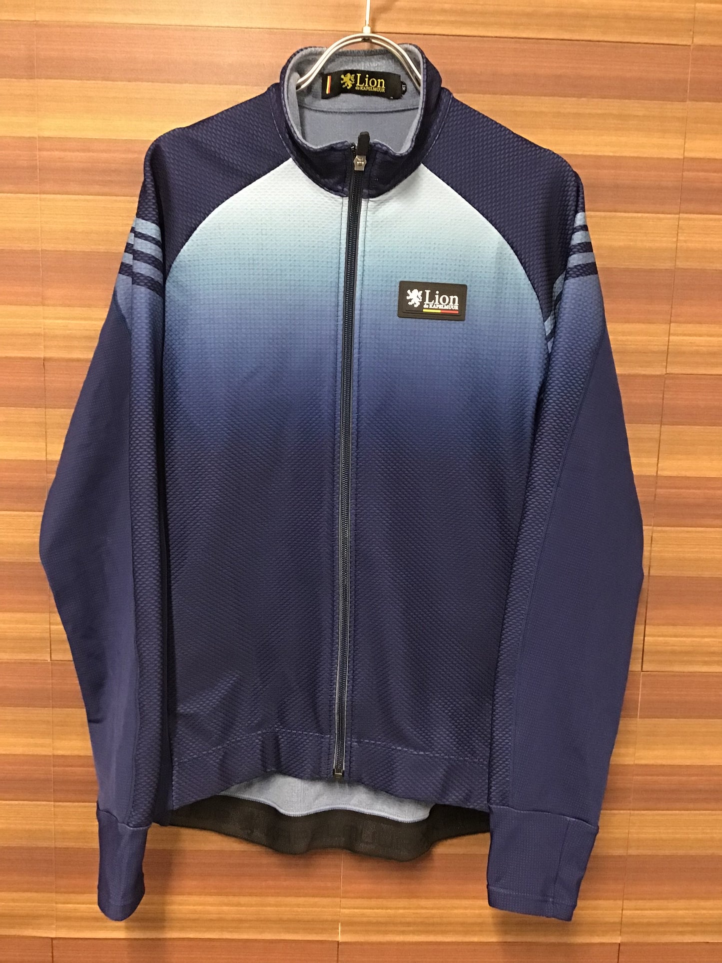GP574 リオンドカペルミュール Lion de KAPELMUUR 長袖 サイクルジャケット裏起毛 青 WL