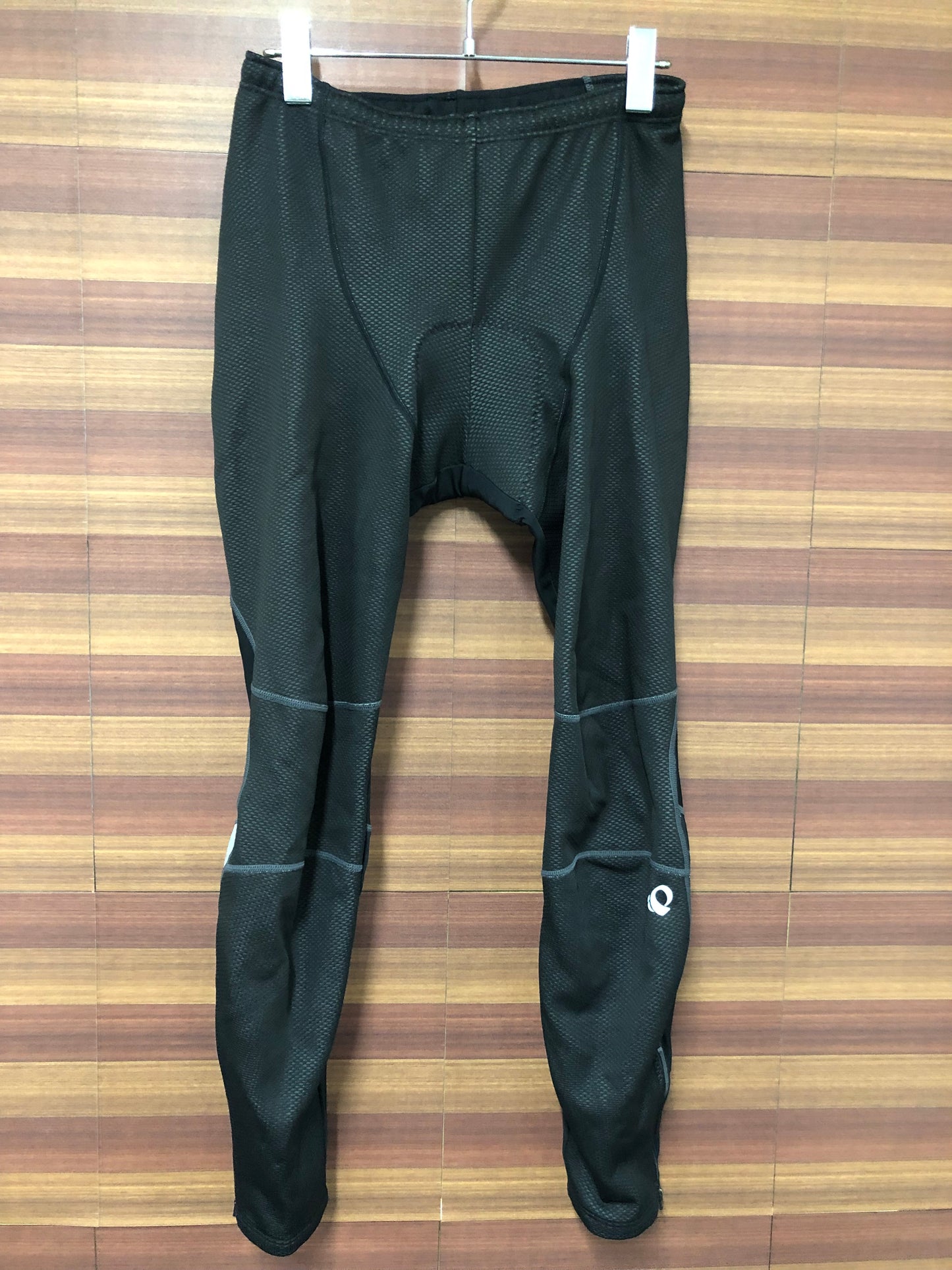 GE193 パールイズミ PEARLiZUMi ウィンドブレーク 裏起毛 レーサータイツ 黒 L