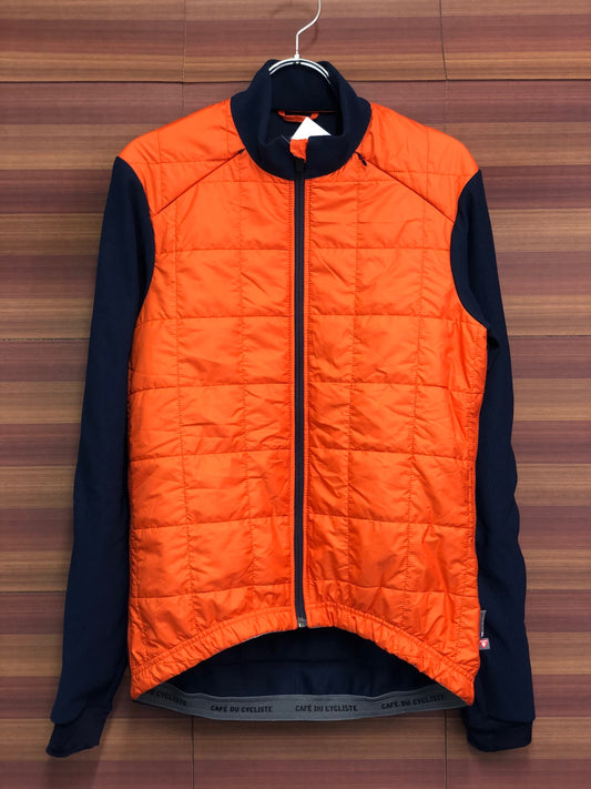 IS800 カフェドシクリステ CAFE DU CYCLISTE LEONIE Man 長袖 サイクルジャケット オレンジ M