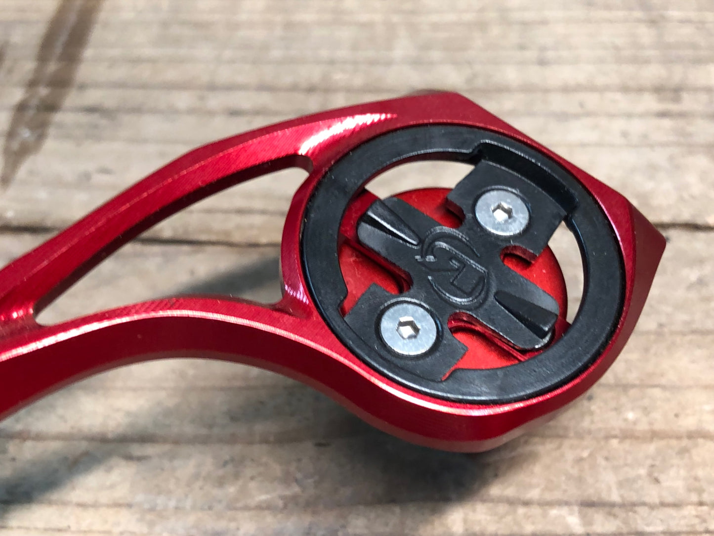 IZ620 ローター ROTOR サイコンマウント 赤 Φ31.8 Garmin