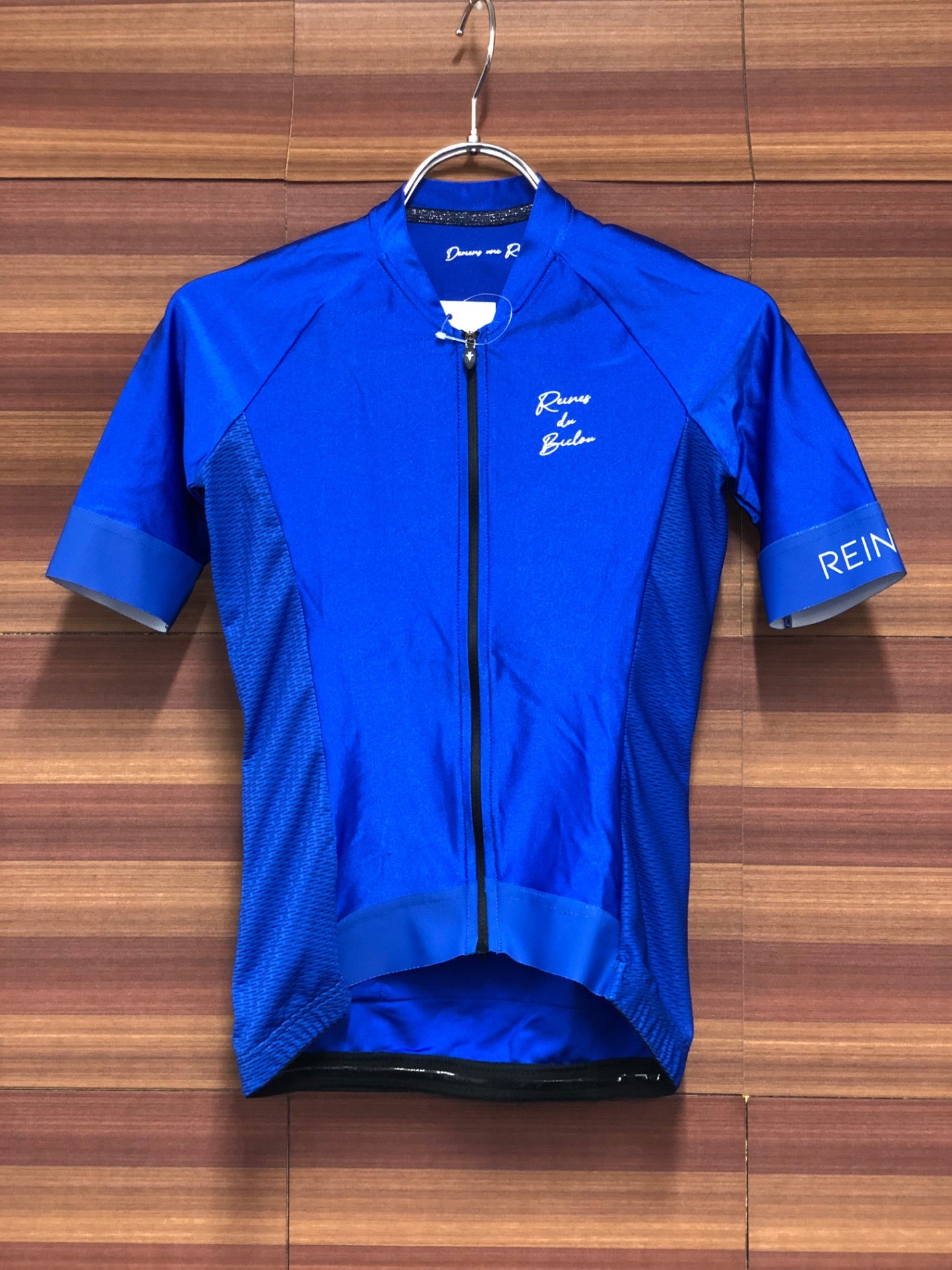 IR074 REINES 半袖 サイクルジャージ 青 レディース XS