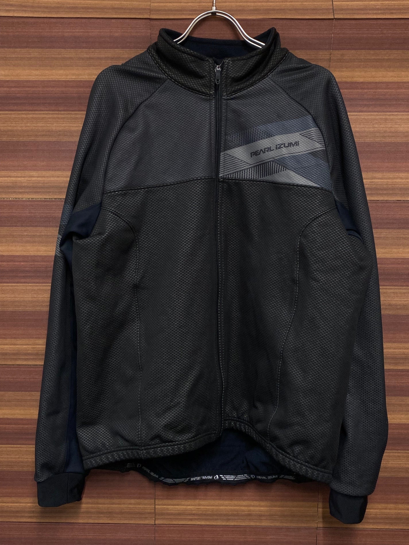 IQ254 パールイズミ PEARL iZUMi 長袖 サイクルジャケット 黒 BXL 裏起毛 WINDBREAK