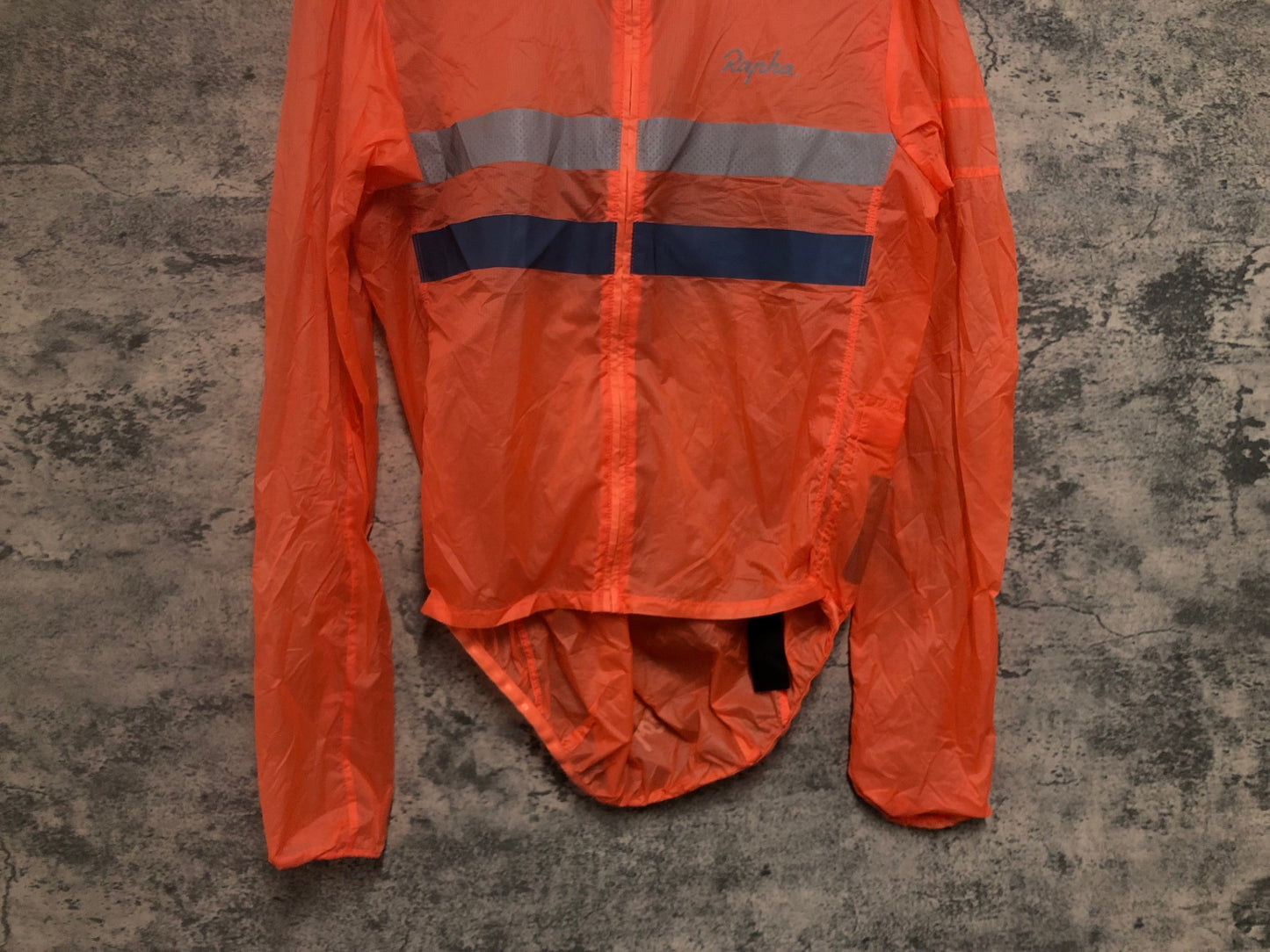 IW604 ラファ Rapha BREVET FLYWEIGHT WIND JACKET 長袖 ウインドブレイカー オレンジ S