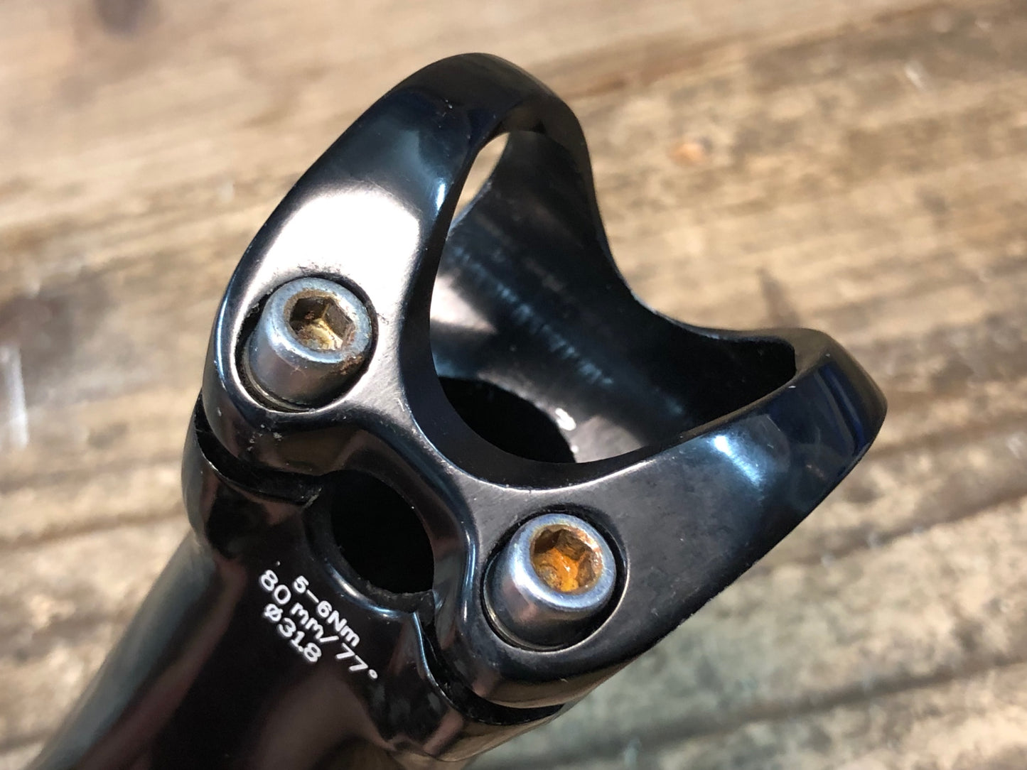 IS385 ディズナ DIXNA フォークステム アルミステム 黒 80mm Φ31.8 OS