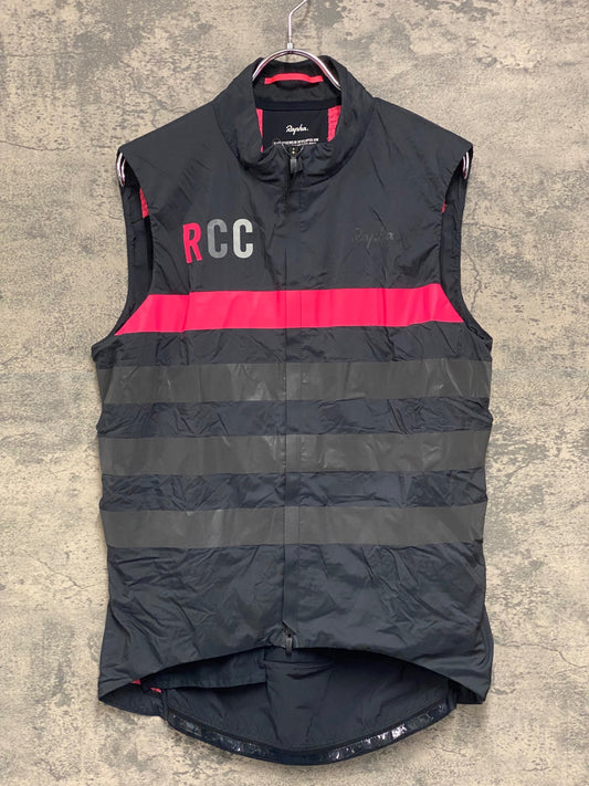 JA342 ラファ Rapha RCC PRO TEAM INSULATED GILET ジレ サイクルベスト 黒 XXL