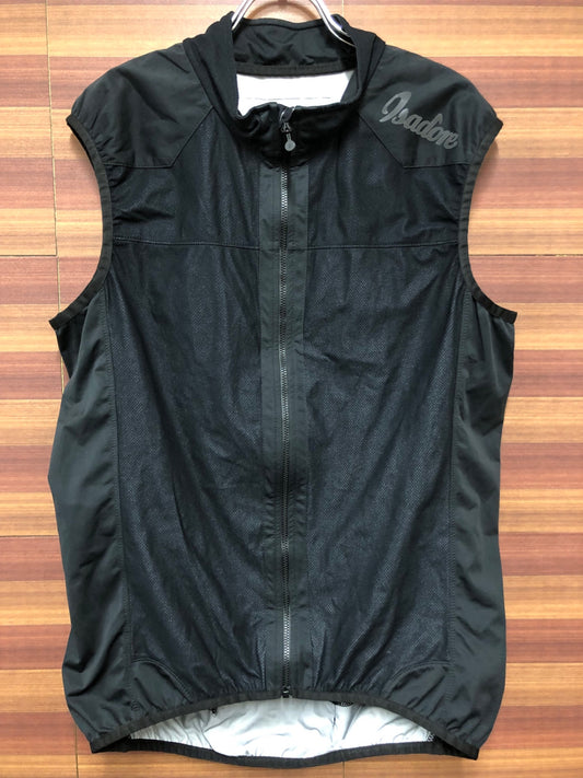 HZ142 イザドア Isadore Signature Rain Gilet レインジレ 黒 XL