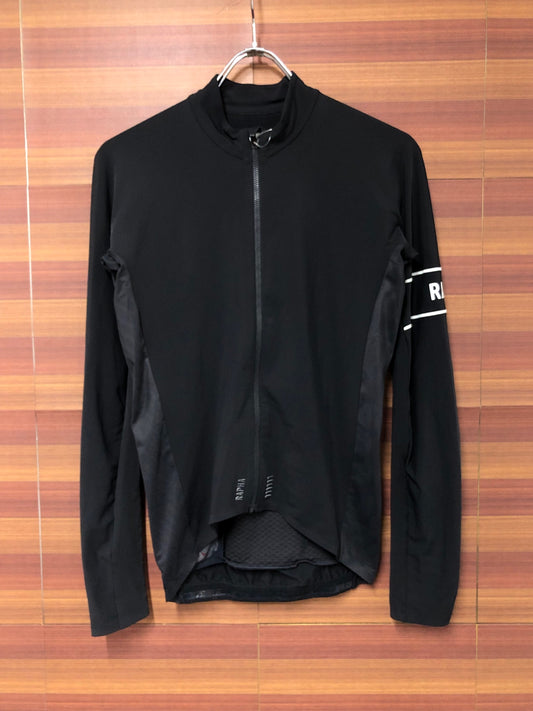 IK329 ラファ Rapha PRO TEAM LONG SLEEVE THERMAL JERSEY 長袖 サイクルジャージ 黒 S 裏起毛