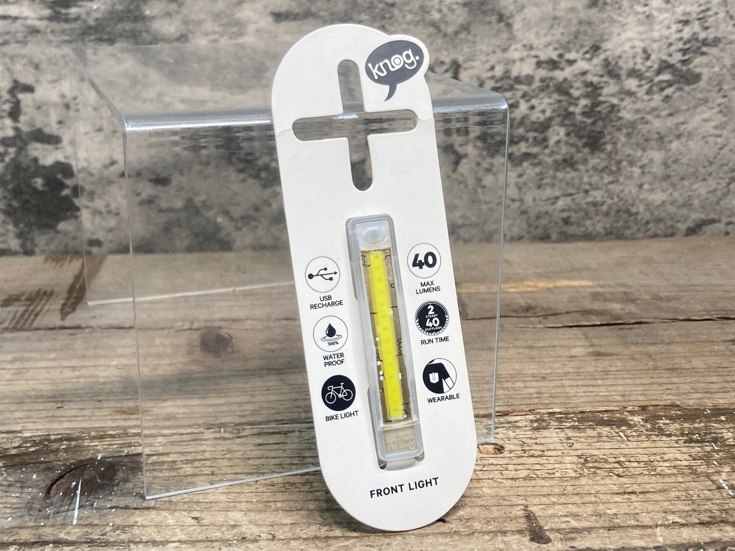 IR287 ノグ knog PLUS FRONT フロントライト 白