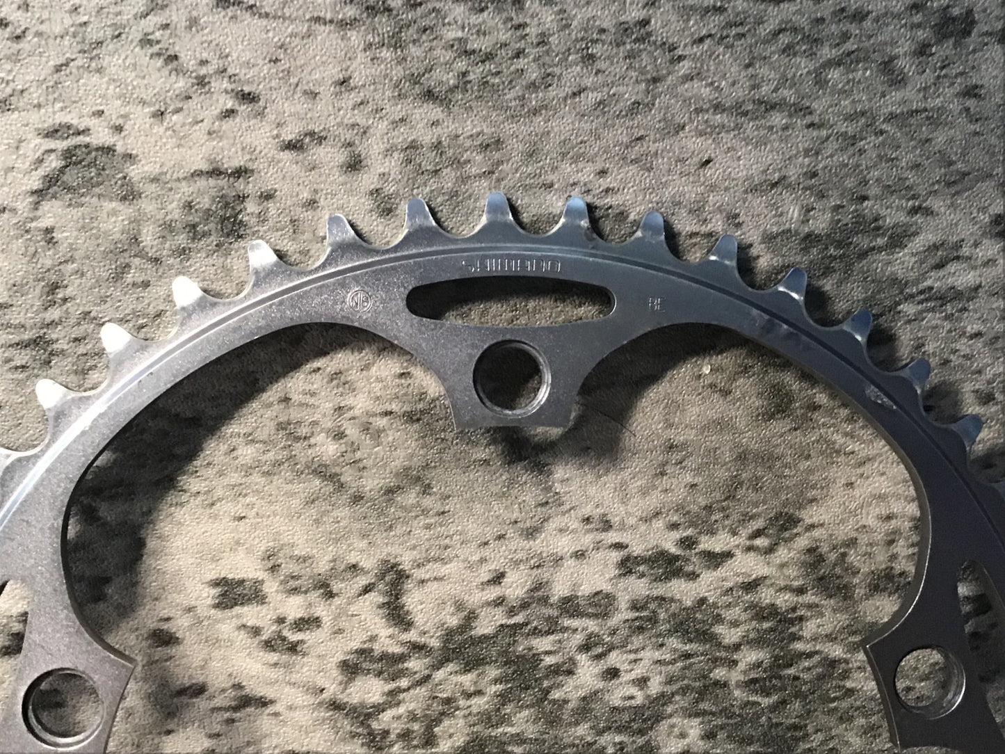 IR424 シマノ SHIMANO デュラ―エス DURA-ACE チェーンリング 49T PCD144 厚歯 NJS シングル ピスト