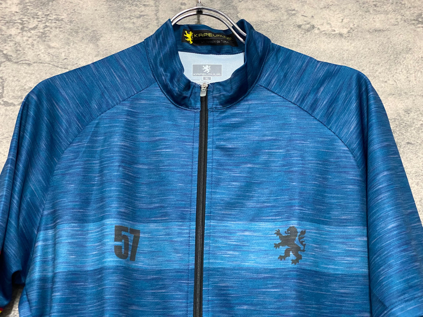 JB485 カペルミュール KAPELMUUR 半袖 サイクルジャージ 青 XL