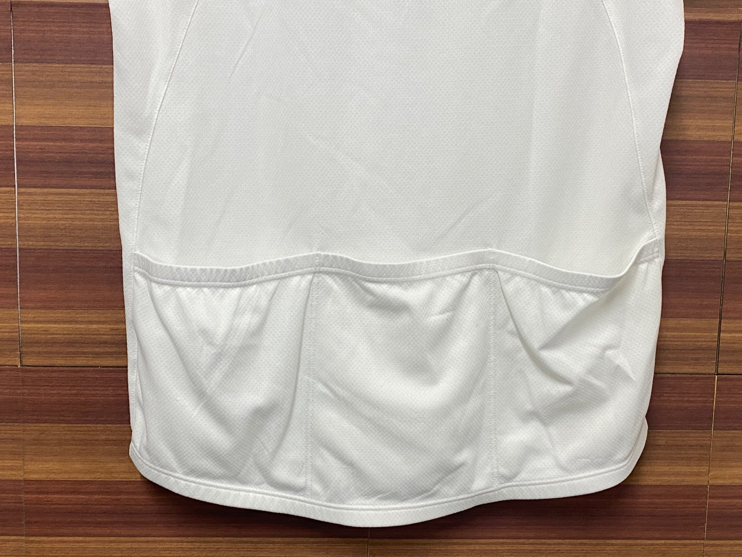 IR937 アディダス adidas 半袖 サイクルジャージ 白 L ハーフジップ