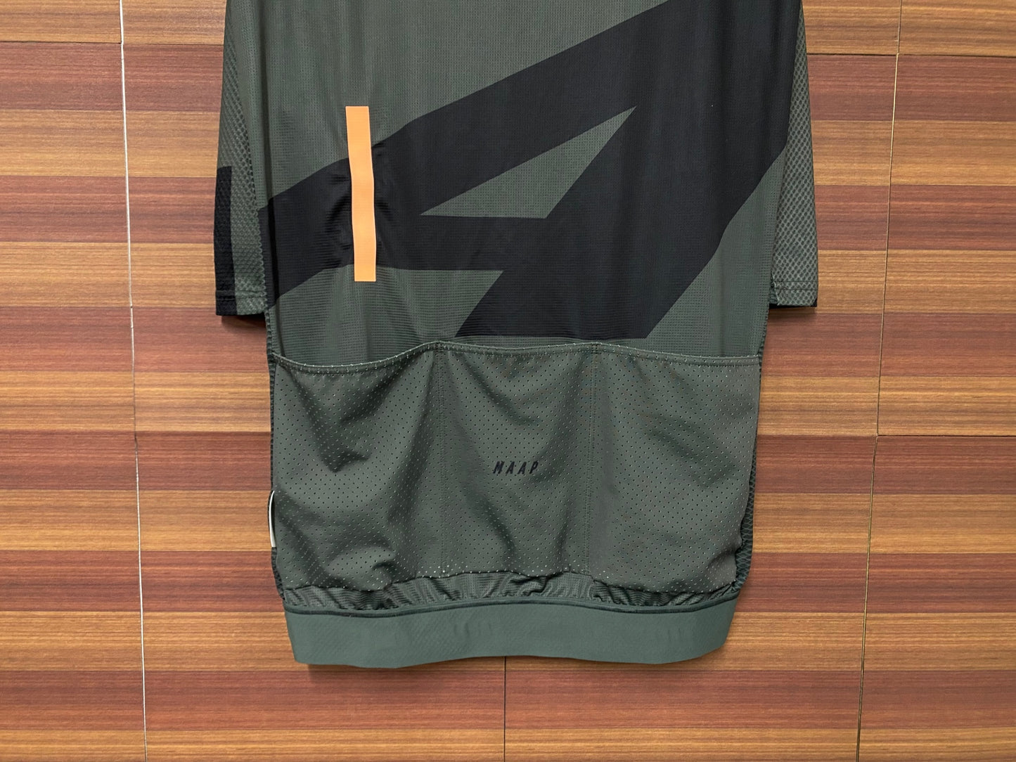 IN597 マープ MAAP PRO FIT JERSEY 半袖 サイクルジャージ カーキ 黒 XXL