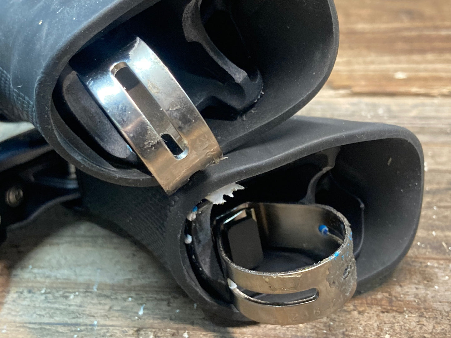 IN128 シマノ SHIMANO アルテグラ ULTGRA ST-6870 DI2 電動 STIレバー 2×11S 左右セット ※左レバーヘッド割れ ジャンク