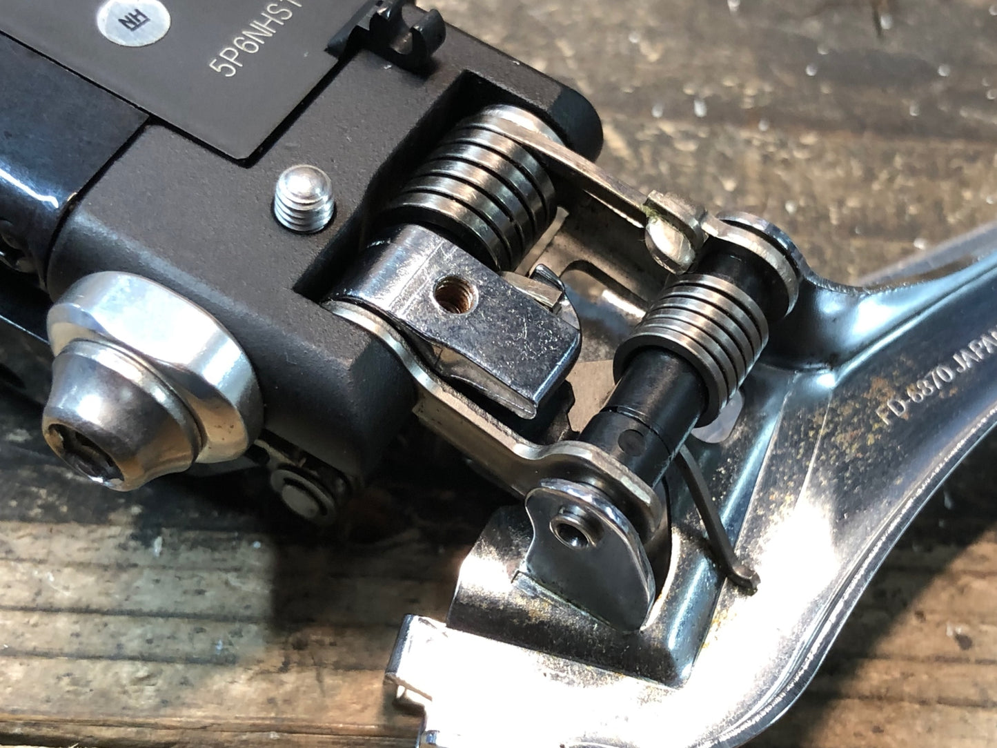 IV257 シマノ SHIMANO アルテグラ ULTEGRA FD-6870 直付 2S フロントディレイラー DI2 ※動作確認済