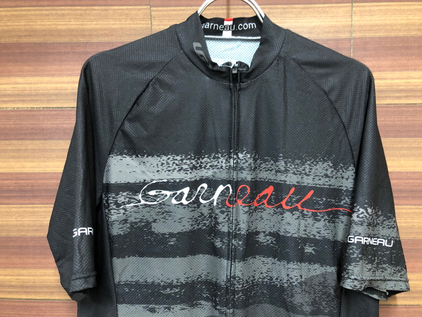 IR924 ガノー GARNEAU 半袖 サイクルジャージ 黒 M