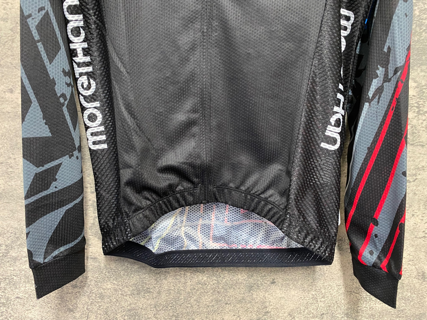 JA565 モーゼン morethan 長袖 サイクルジャージ 黒 S