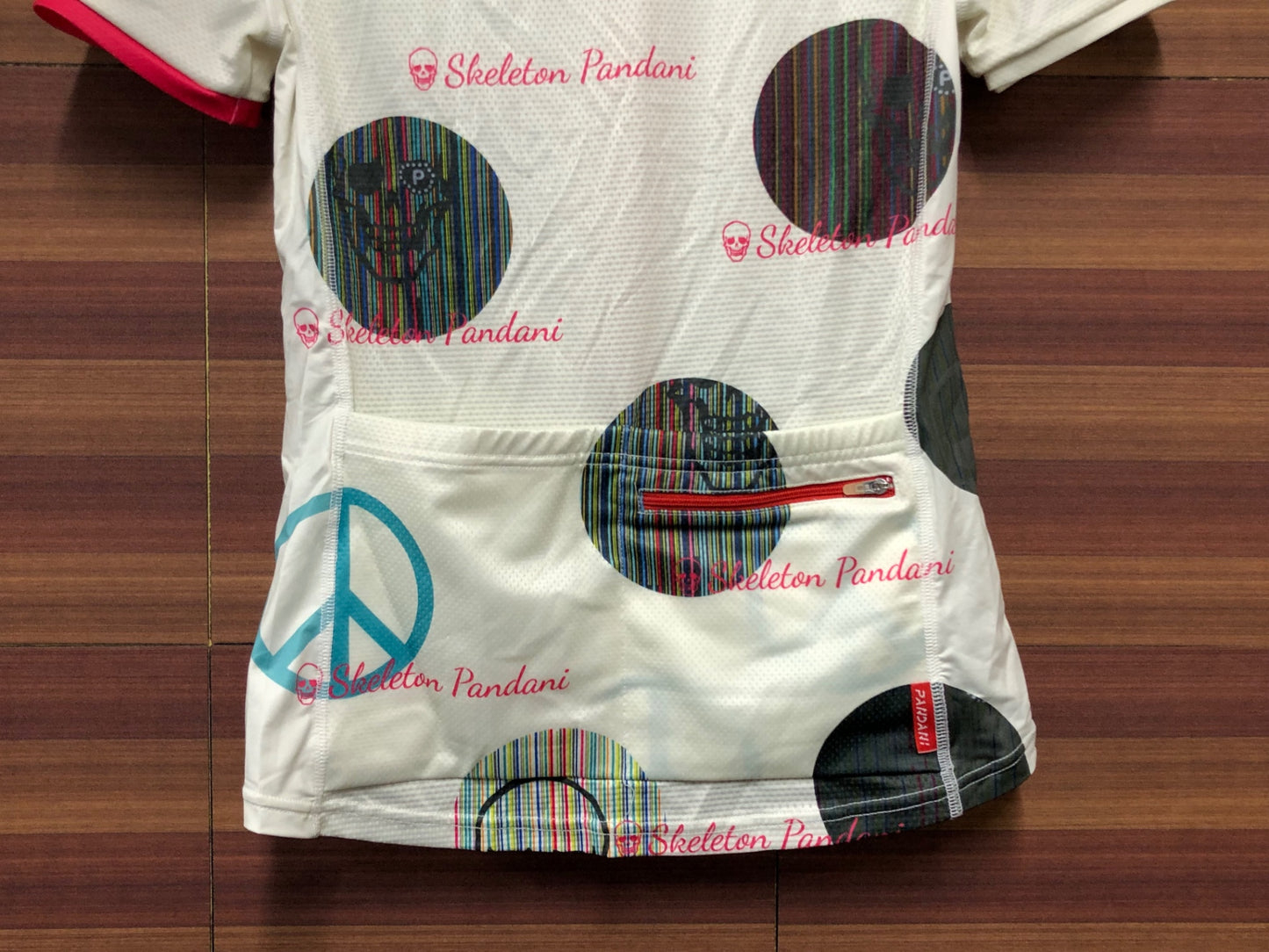 IM875 パンダーニ Pandani 半袖 サイクルジャージ M ホワイト レディース