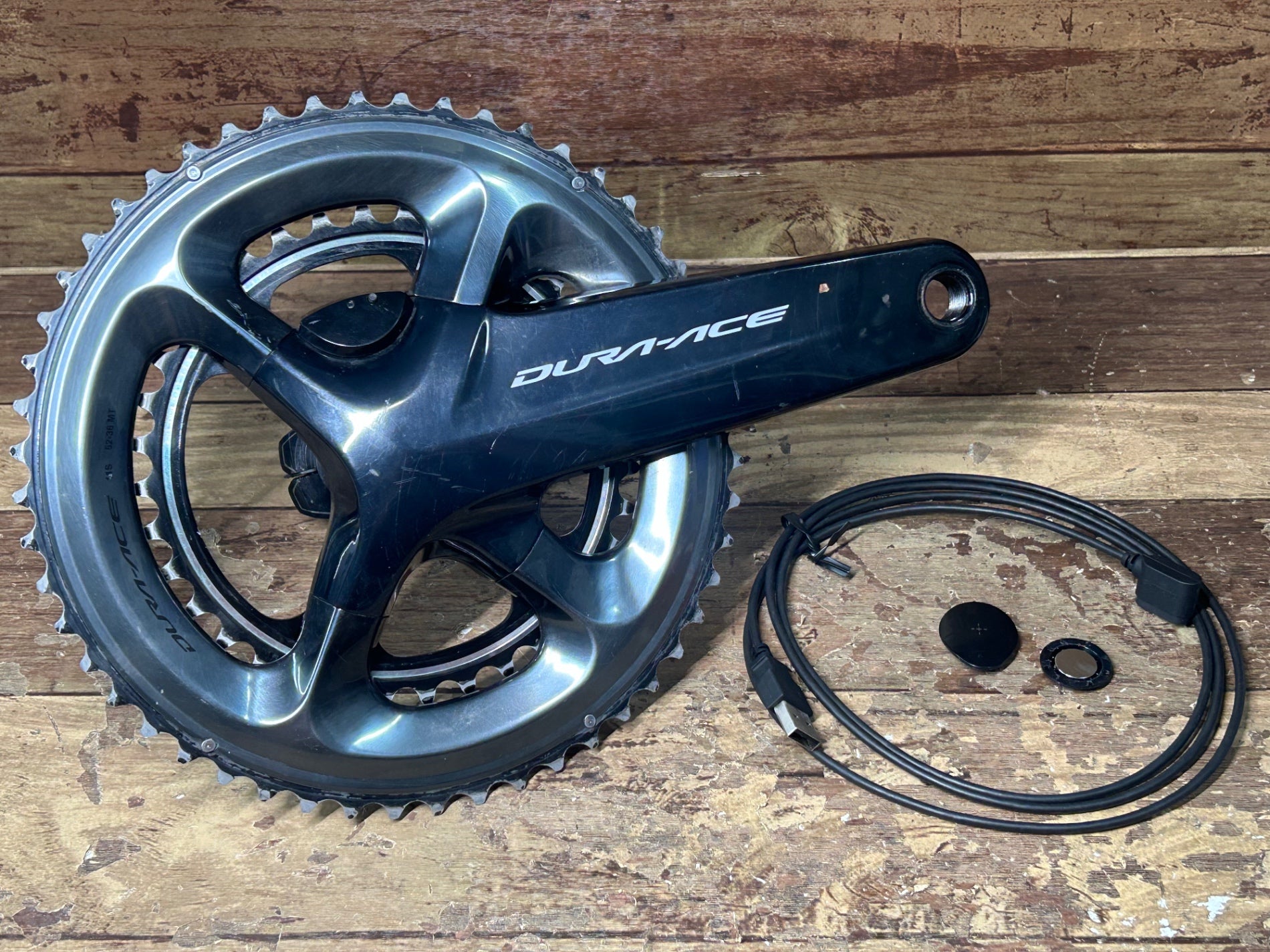 ID909 シマノ SHIMANO デュラエース DURA-ACE FC-R9100-P パワーメーター クランクセット 170mm 52/36T  11S